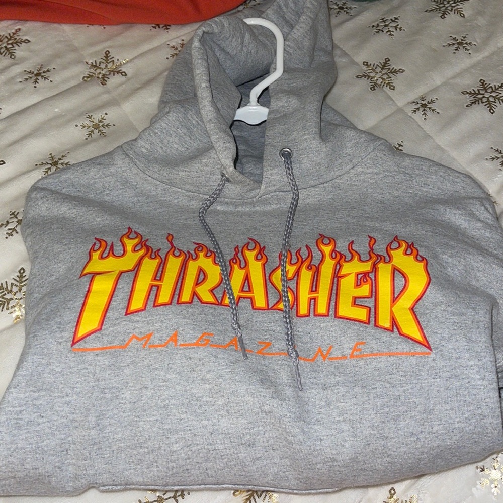 Grey Thrasher Hoodie
